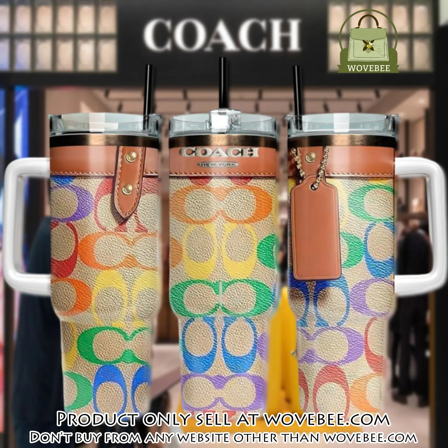 Coach logo 40oz stanley tumbler coach stanley tumbler ktb1074 wvb1135382